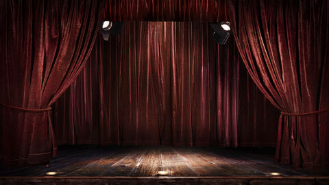 Eine Theaterbühne