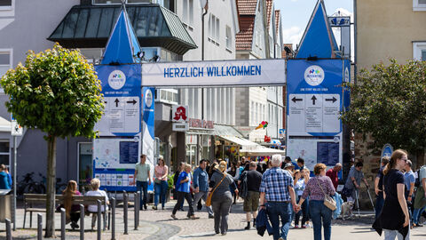 Impression vom Hessentag in Fritzlar