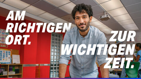 Arbeitgeberkampagne Hessen: Am richtigen Ort. Zur wichtigen Zeit.